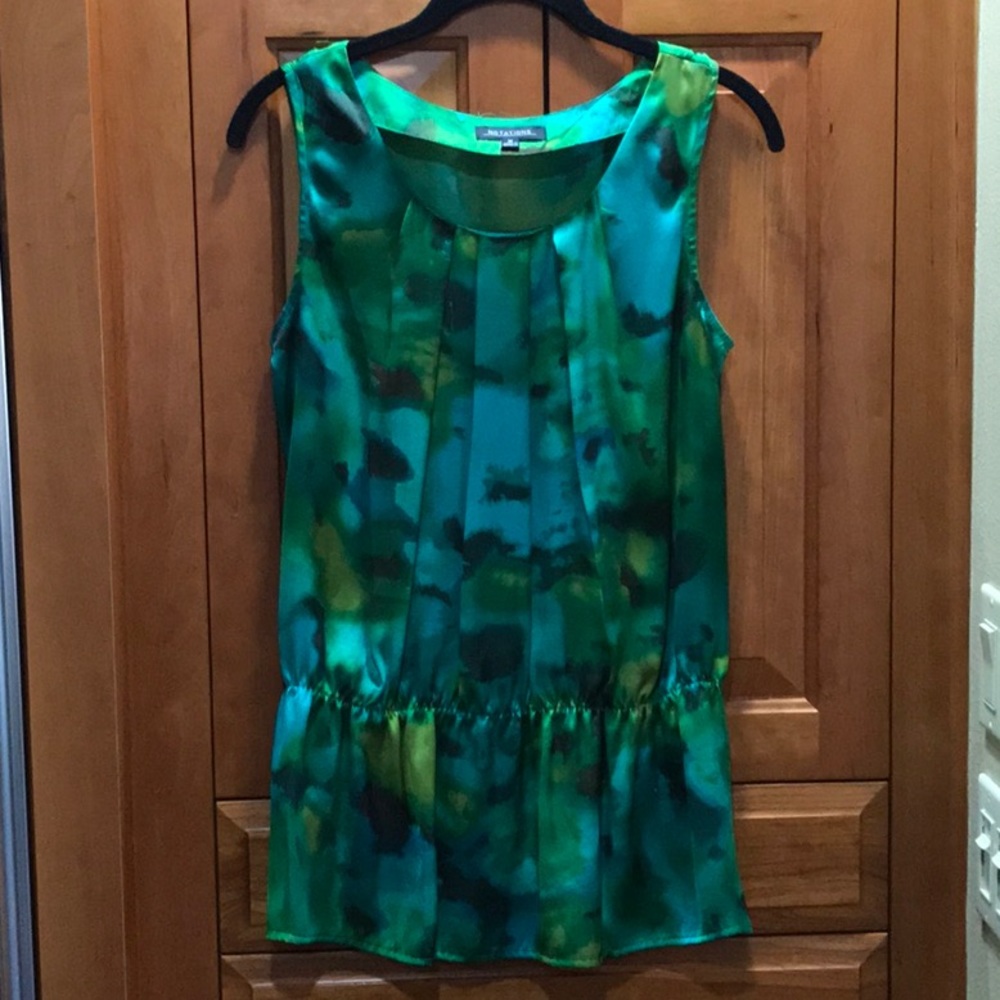 Notations Pleated Blouse Size Medium
